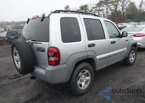 2005 Jeep Liberty Sport из США, поврежденный, VIN 1J4GL48K25W673907